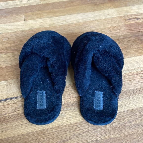 Sorel Hadley Slide Slipper Black size 9 - Picture 5 of 7